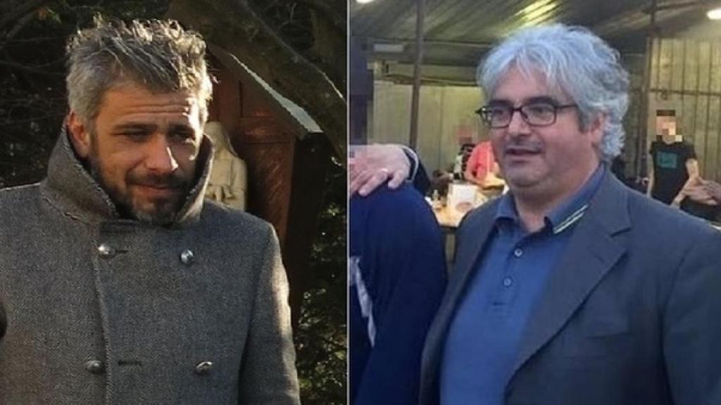 Roberto Caravazza, el George Clooney de la Iglesia y cómplice de Contin (dcha.)
