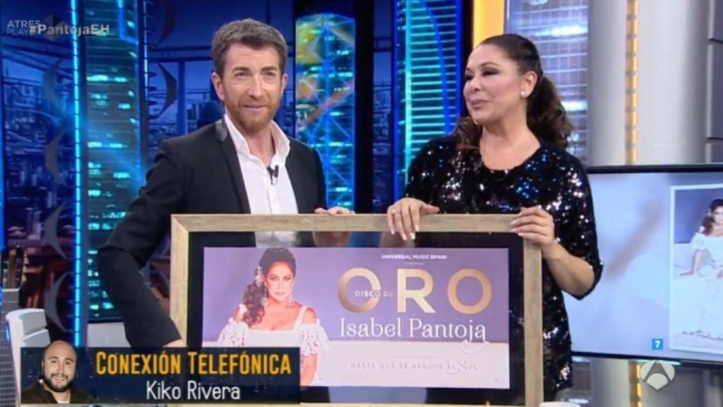 Pablo Motos durante su controvertida entrevista a Isabel Pantoja