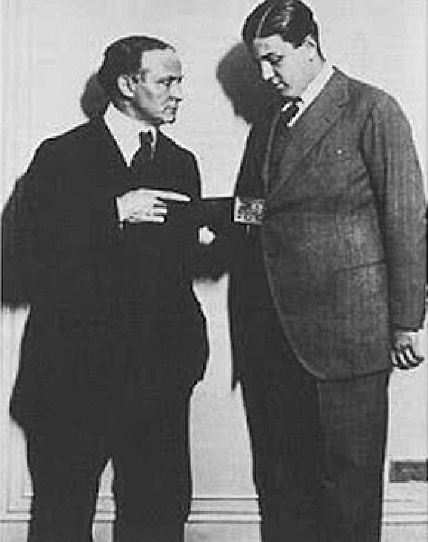 Houdini y Argamasilla, durante el viaje de éste a Estados Unidos en 1924.