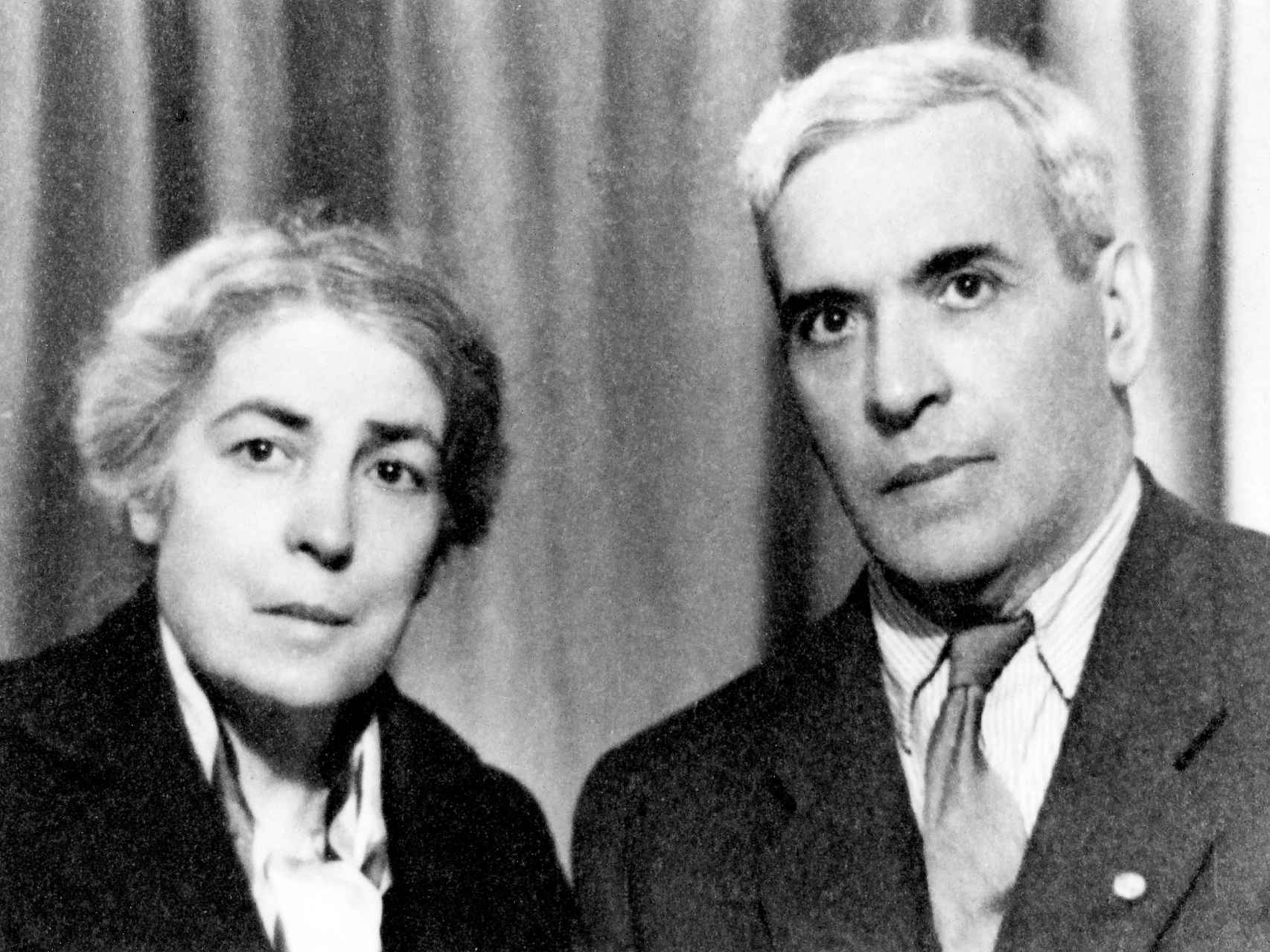 Aristides Sousa Mendes y su mujer Angelina en 1948.