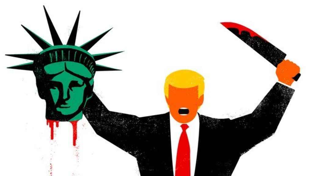 Detalle de la portada de Der Spiegel dedicada a Trump