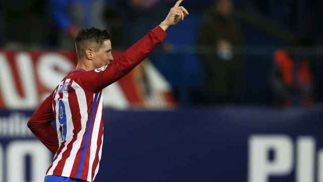 Fernando Torres celebra su gol contra el Leganés.