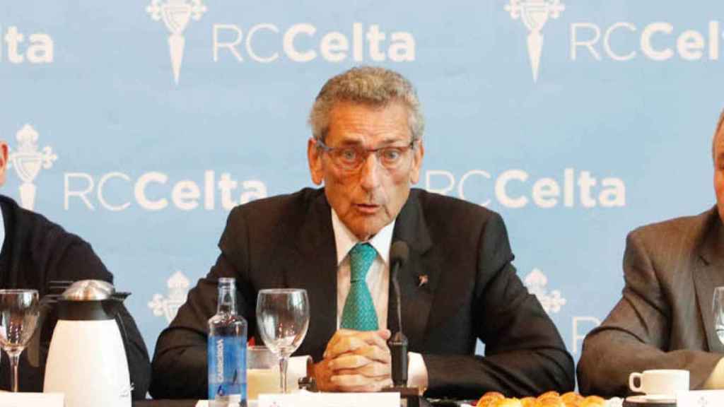 Carlos Mouriño, Presidente del Celta. Foto: celtavigo.net
