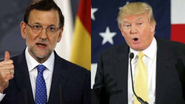 Mariano Rajoy y Donald Trump.