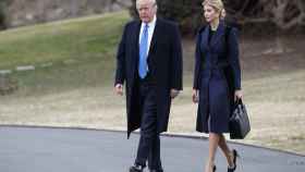 Donald Trump y su hija Ivanka en  Washington.