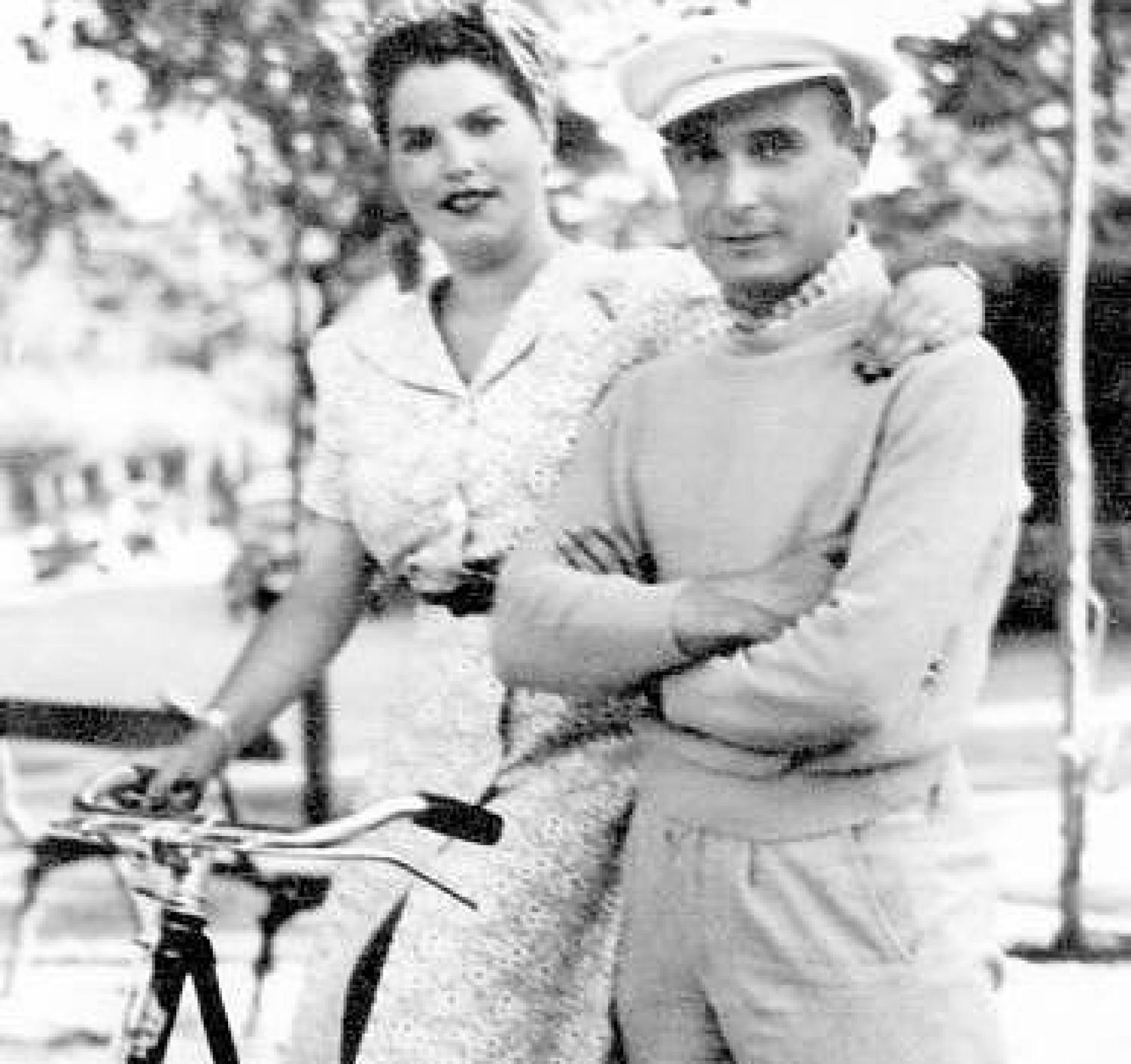 Araceli González Carballo y Juan Pujol, en una foto del álbum familiar.