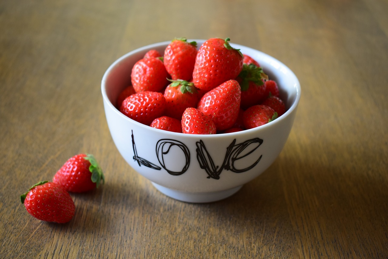 fresas amor