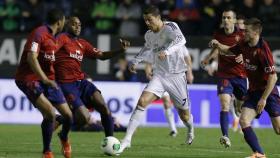 Cristiano en su último encuentro ante Osasuna en El Sadar