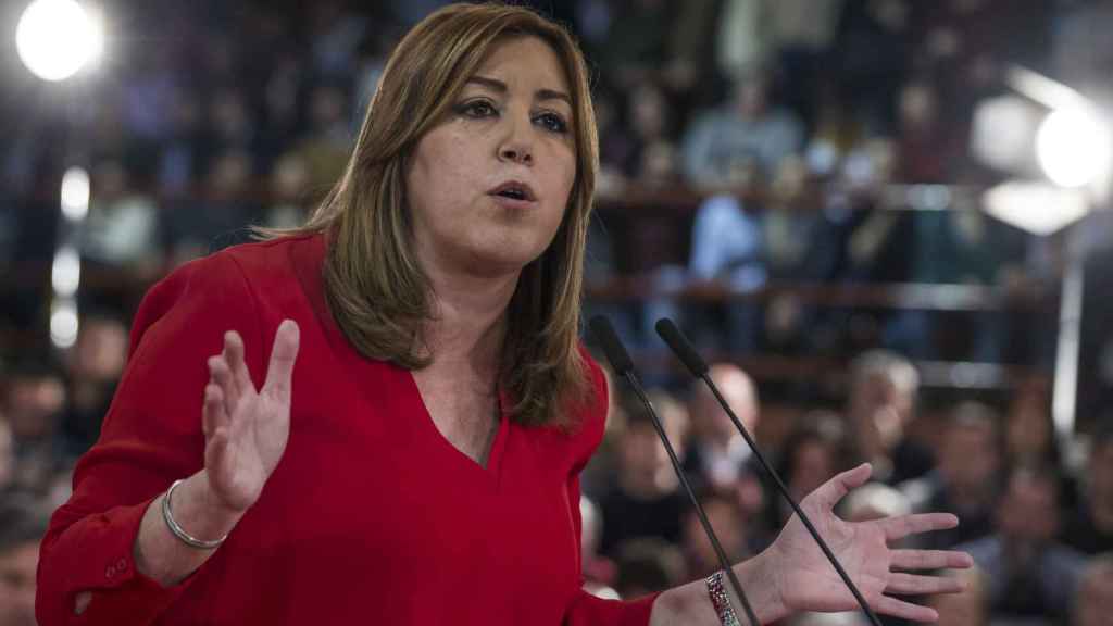 La secretaria general del PSOE andaluz y presidenta de la Junta de Andalucía, Susana Díaz.