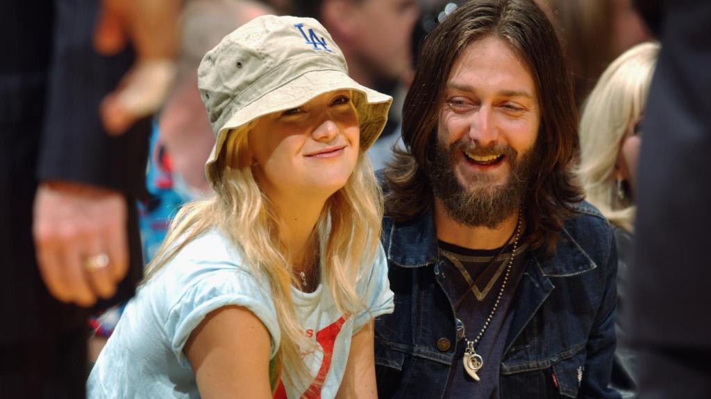 Kate Hudson con su primera marido, el cantante de The Black Crowes, Chris Robinson