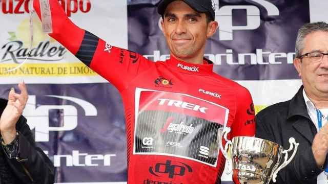 Contador, tras colocarse líder en la Vuelta a Andalucía