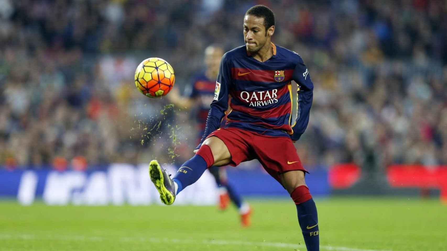 Neymar, en un partido del Barcelona. Foto: fcbarcelona.es