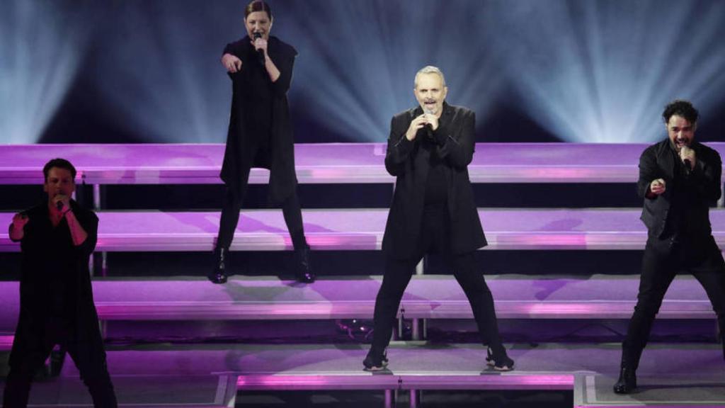 Concierto de Miguel Bosé en México.