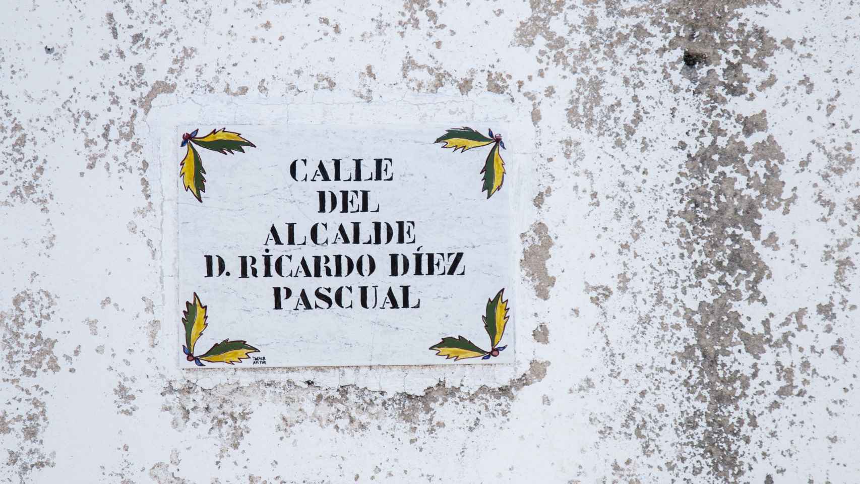 Ricardo Díez Pascual tiene una calle con su nombre en su propio pueblo.