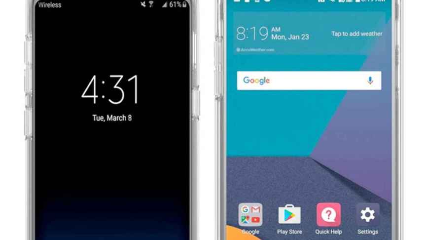 LG G6 y Samsung Galaxy S8 filtrados a la vez por sus fundas