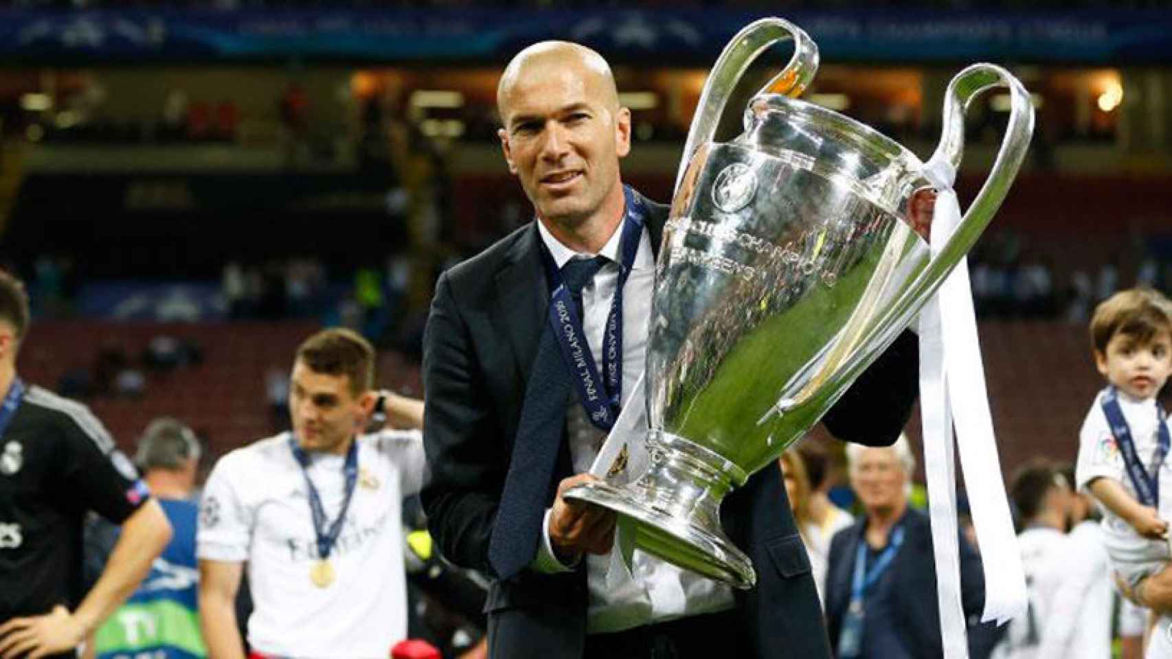 Zidane, con La Undécima del Real Madrid