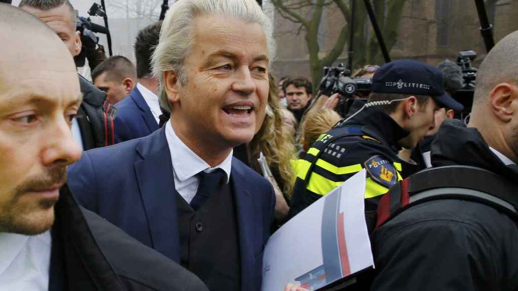 El líder ultra holandés, Geert Wilders