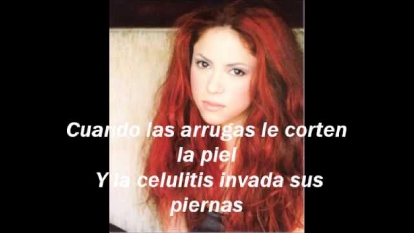 Shakira Si Te Vas Letra