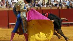 'El Cid' en una corrida de la Feria de Abril en Sevilla.