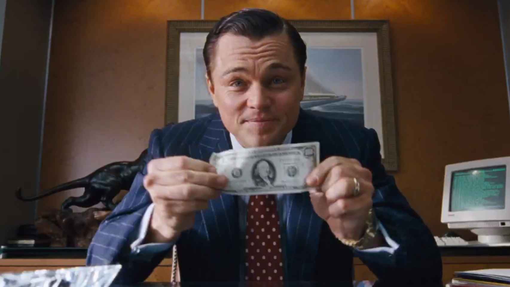 Imagen de El lobo de Wall Street, de Martin Scorsese.