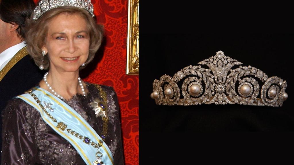 Tiara Cartier de la reina Sofía.