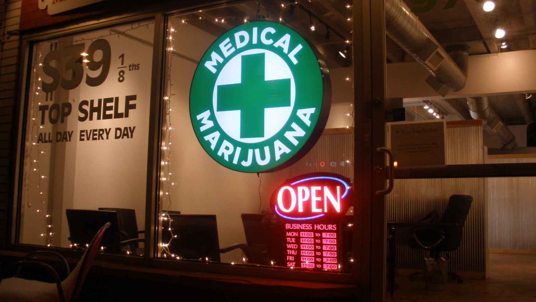 Un dispensario de cannabis medicinal en Denver, Colorado (EEUU).