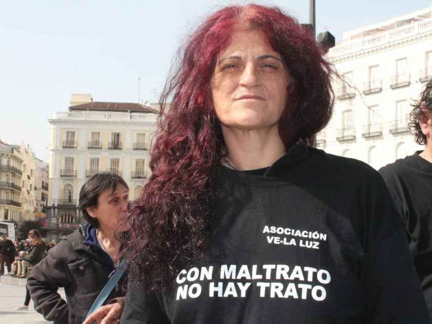 Susana Bejerano fue víctima de malos tratos y se ha unido a la huelga de hambre organizada por la asociación Ve-la-luz.
