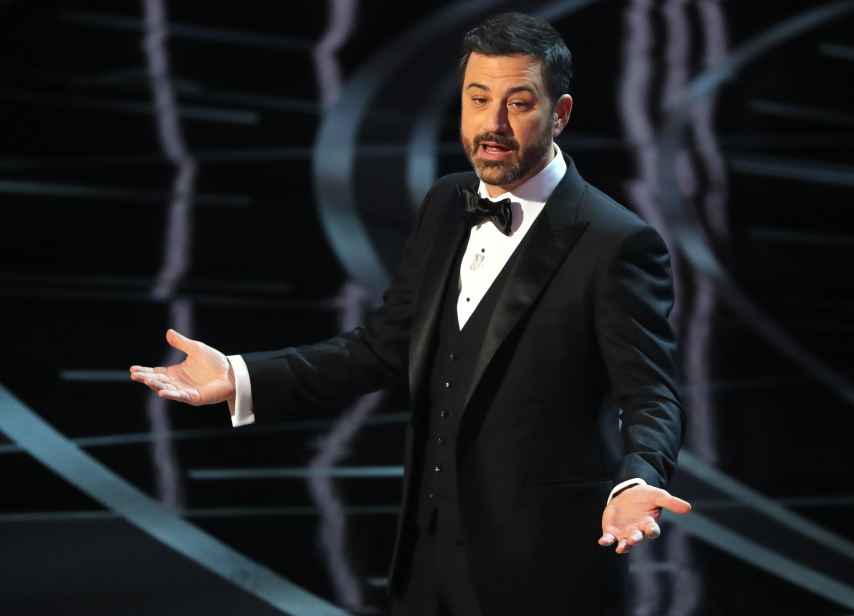 Jimmy Kimmel, el más ácido y reivindicativo de la noche.