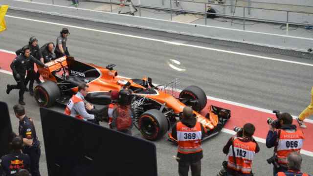 El McLaren de Vandoorne.