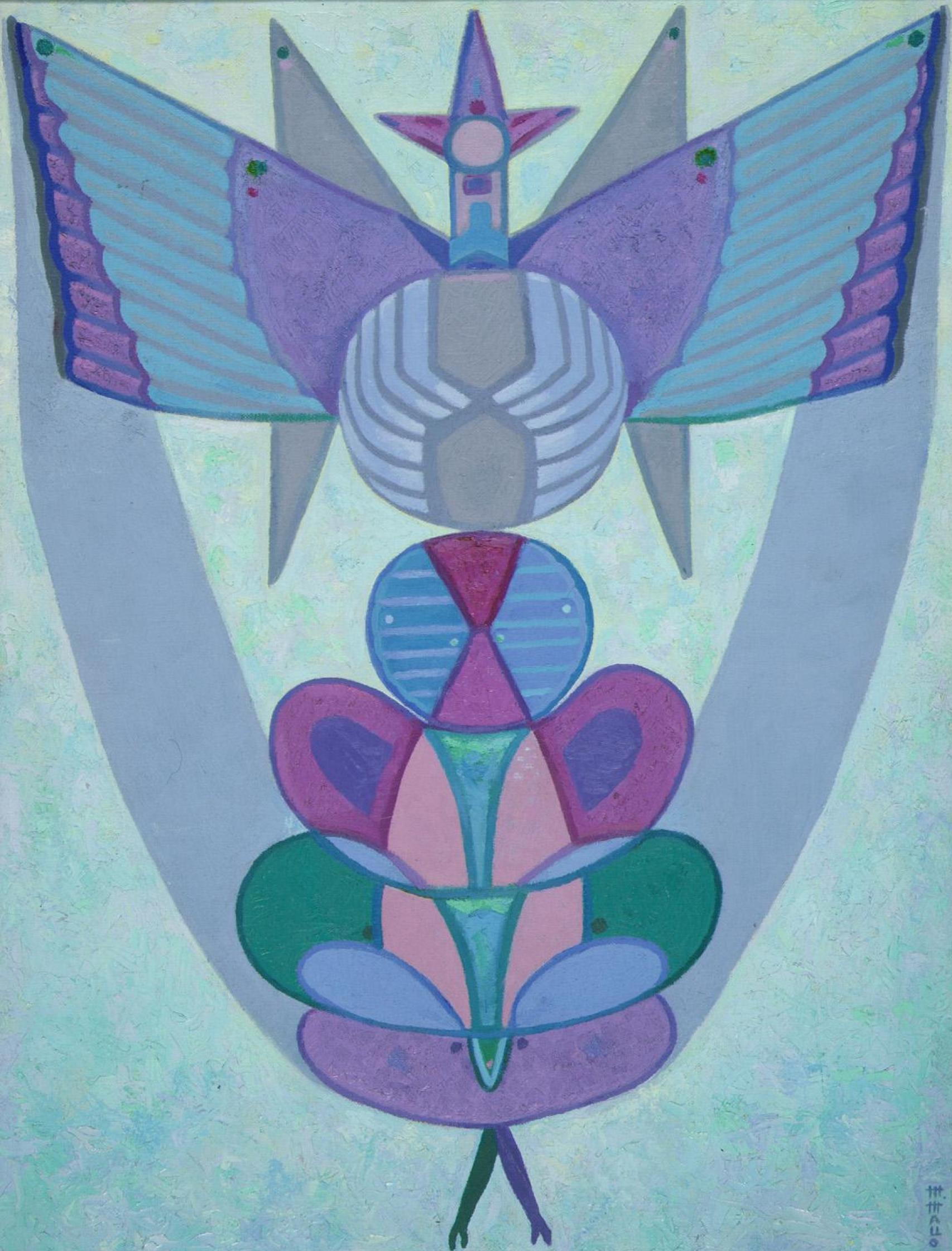 La pintura Airagu (1972), en el Museo Nacional Centro de Arte Reina Sofía.