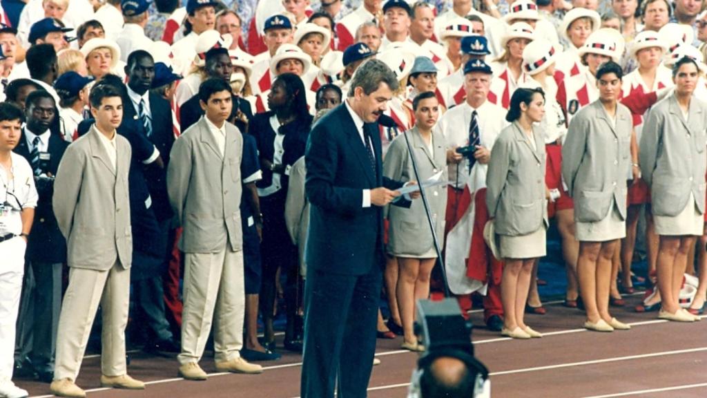 Cuando era alcalde, Pasqual Maragal inauguró los Juegos Olímpicos de Barcelona 1992
