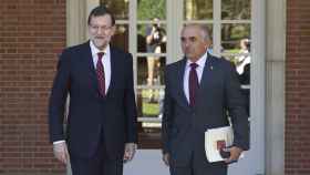 Alberto Garre con Mariano Rajoy en La Moncloa.