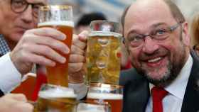 Schulz, en un acto de campaña.