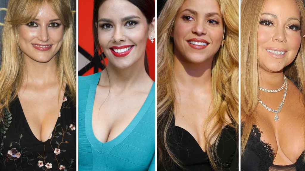 Alba carrillo, Cristina Pedroche, Shakira y Mariah Carey.