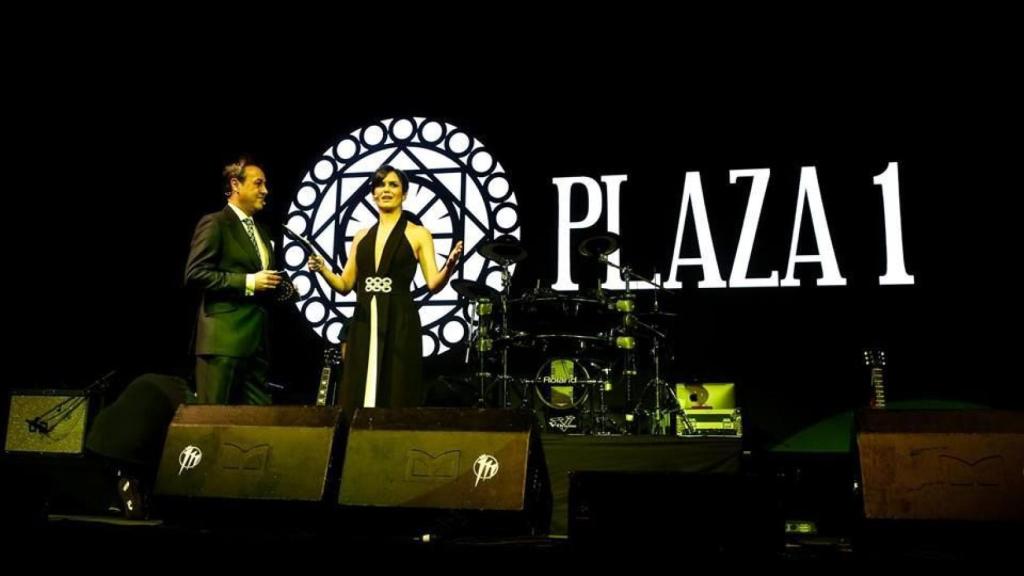 José Ribagorda y Elena Sánchez durante la gala.