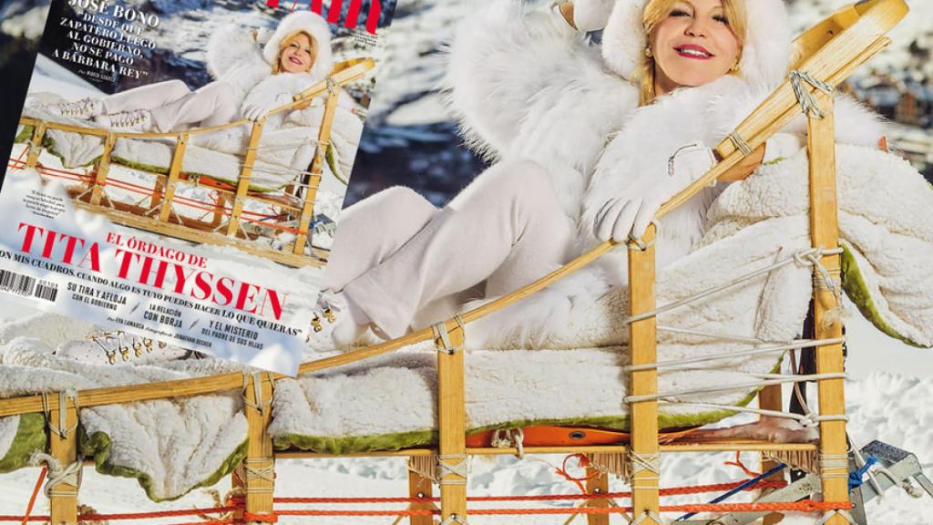 Carmen Cervera en la portada de Vanity Fair de este mes