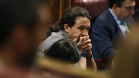 El líder de Podemos, Pablo Iglesias, esta semana en el Congreso de los Diputados.