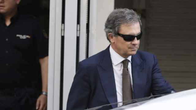 Jordi Pujol Ferrusola a su salida de la Audiencia Nacional