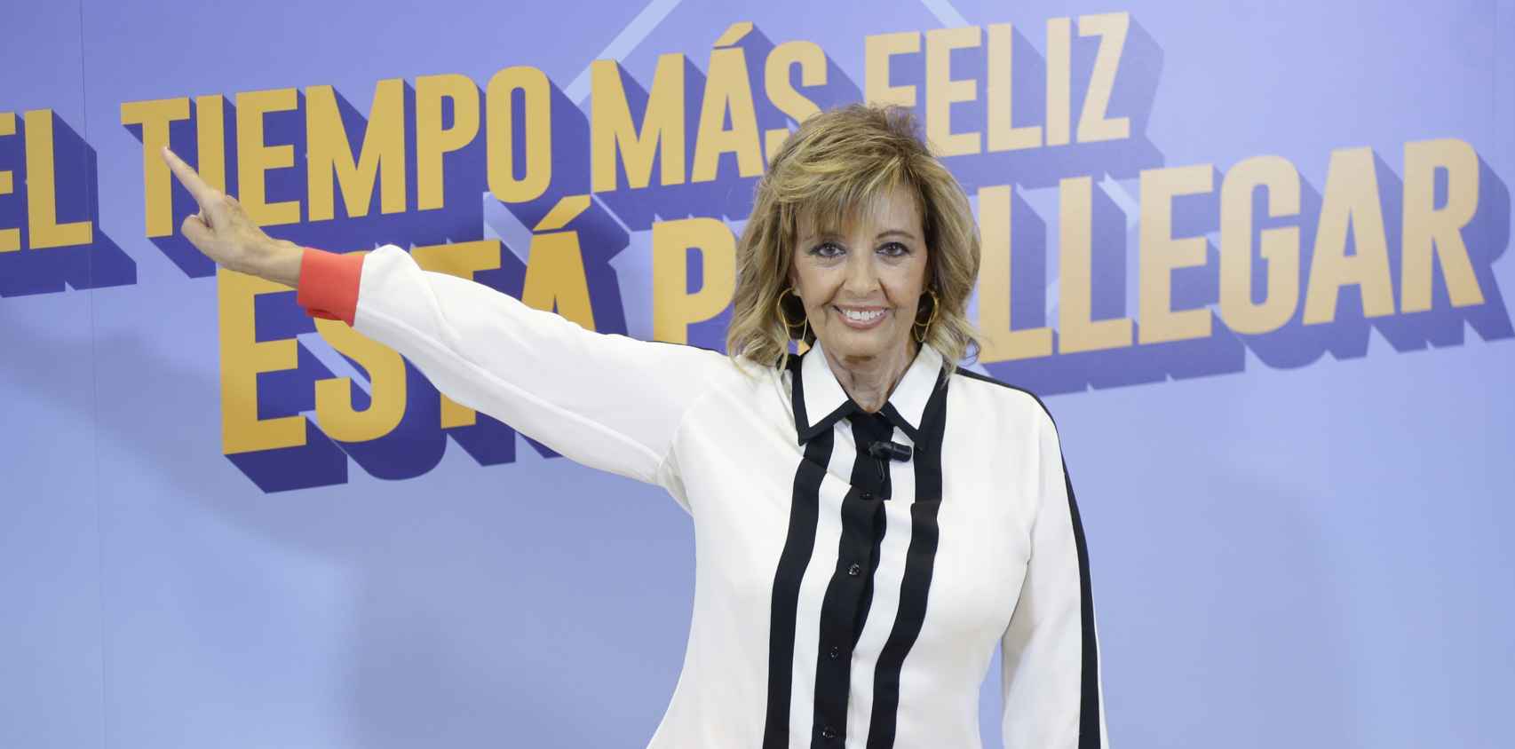 María Teresa Campos, presentadora de ¡Qué tiempo tan feliz!