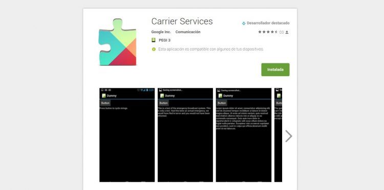 Para que serve o Carrier Services? Preciso instala-lo? Encontrei