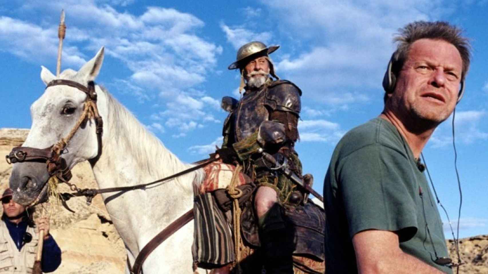 Terry Gilliam en el primer intento de rodaje de la película.