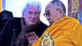Richard Gere junto al Dalai Lama.