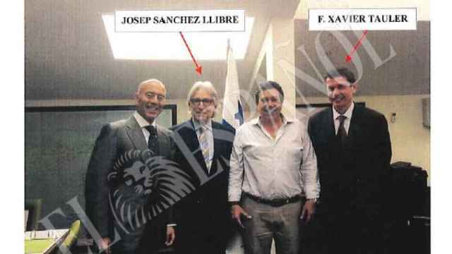 Josep Sánchez Llibre con el ex consejero delegado de Copisa, Xavier Tauler.