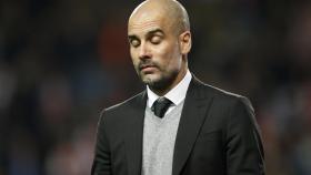 Pep Guardiola, durante un partido de hace cuatro años