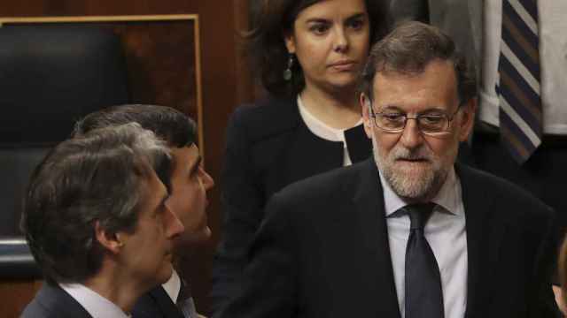 Mariano Rajoy este jueves en el Congreso.
