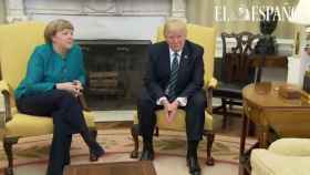 Reunión entre Merkel y Trump