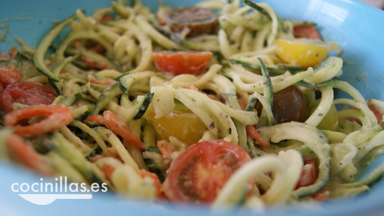 4 formas de cortar verduras para hacer zoodles o espaguetis vegetales