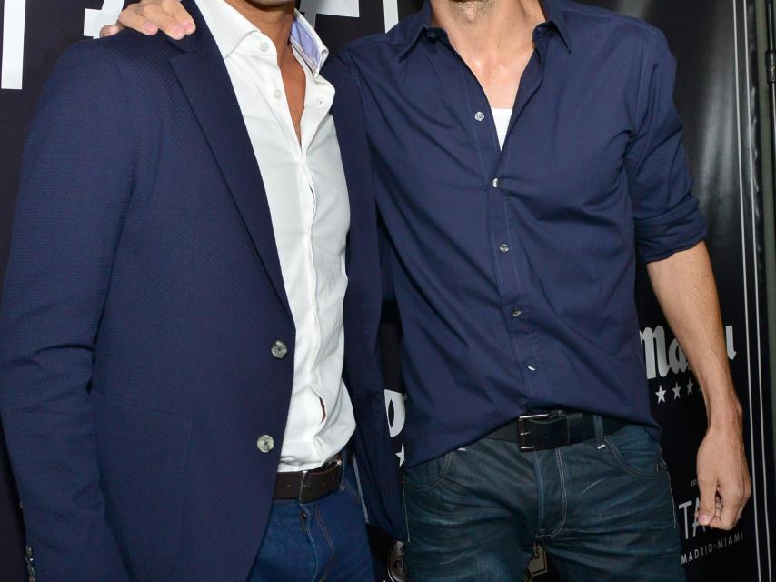 Rafa Nadal y Enrique Iglesias.