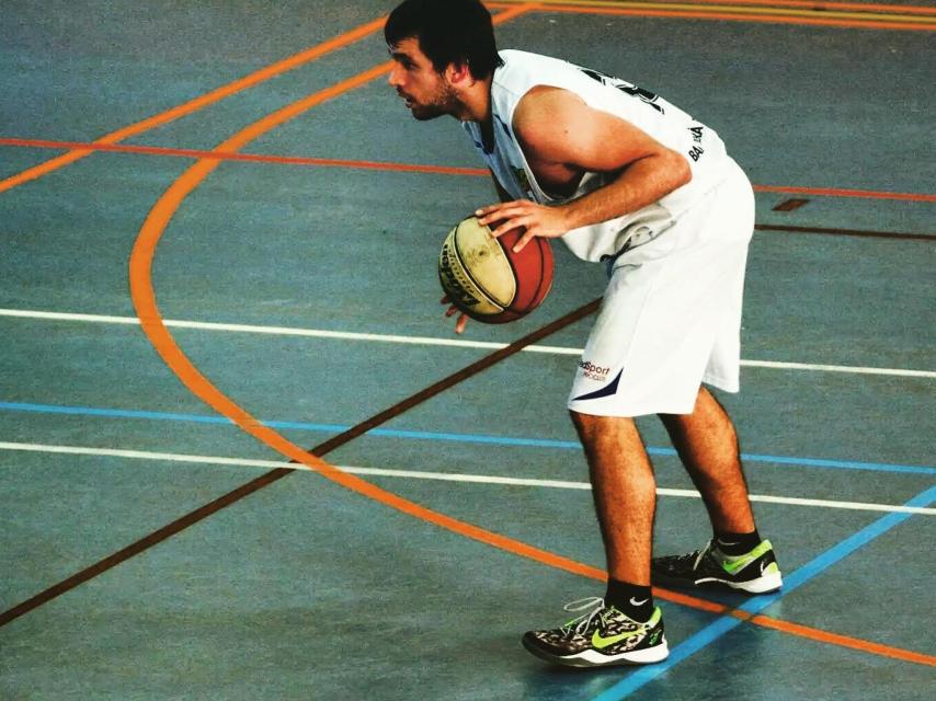 Iván durante un partido.
