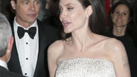 Angelina Jolie y Brad Pitt cuando eran matrimonio.